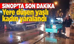 Sinop’ta yere düşen yaşlı kadın yaralandı
