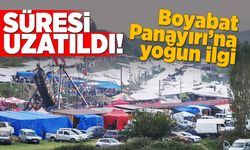 Boyabat Panayırı uzatıldı