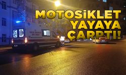 Sinop’ta kaza: Motosikletin çarptığı yaya yaralandı