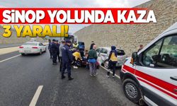 Cenazeye giden aile kaza yaptı: 3 yaralı