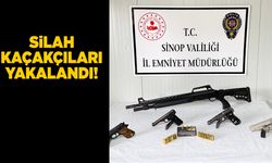 Sinop'ta kaçak silah operasyonu düzenlendi