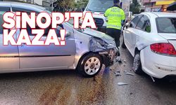 Sinop’ta kaza: Park halindeki araca çarptı!
