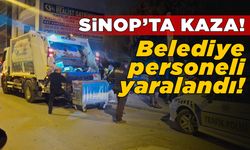 Sinop’ta kaza: Belediye personeli yaralandı