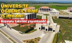 Sinop Üniversitesi öğrencilerine iş imkanı
