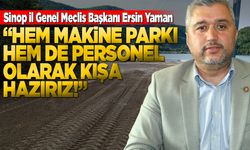 Sinop'ta köy yollarında asfaltlama çalışmaları sürüyor