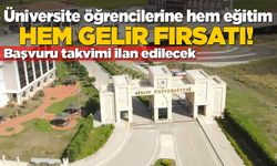 Sinop'ta öğrencilere iş imkanı!