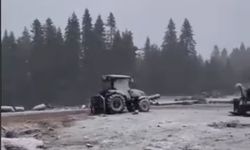 Sinop’ta sezonun ilk karı yağdı