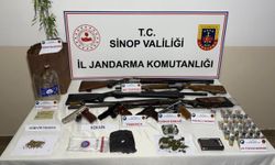 Sinop’ta jandarma ekiplerinden narkotik operasyon