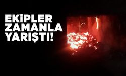 Baca yangınına hızlı müdahale