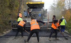 Bitümlü Sıcak Asfalt çalışmaları devam ediyor