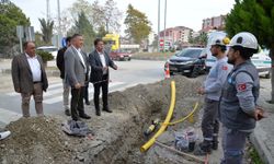 Türkeli'de hanelere ilk doğalgaz verildi