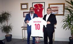 Vali Özarslan TFF Başkan Vekili Otyakmaz’ı ziyaret etti