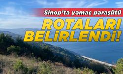 Sinop’ta yamaç paraşütünde rotalar belli oldu