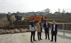 Kaymakam Ayvat ve Belediye Başkanı İkiz çalışmaları inceledi