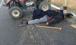 ATV ile takla atan sürücü ağır yaralandı