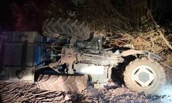 Bolu’da traktör devrildi: 2 yaralı