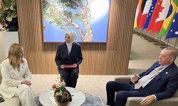 Cumhurbaşkanı Erdoğan, Meloni’yi kabul etti