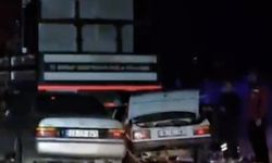 İki otomobil vince çarptı: 1 ölü, 1 yaralı