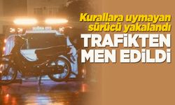 Ehliyetsiz sürücüye rekor ceza!