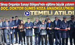 Sinop OSB'de Doç. Doktor Güneş Koza Anaokulu’nun temeli atıldı