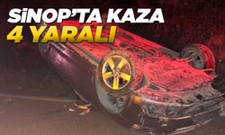 Otomobil takla attı: 4 kişi yaralandı