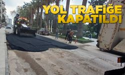 Sinop’ta hasar gören yol onarılıyor