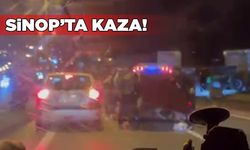 Sinop’ta kaza: Maddi hasar meydana geldi!