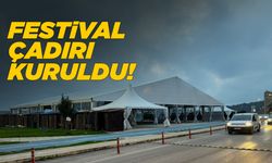 Sinop’ta festival çadırı kuruldu