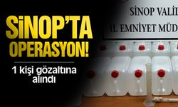 Sinop'ta 80 litre etil alkol ele geçirildi