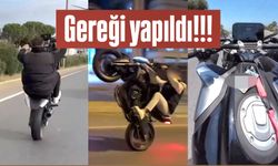 Sinop’ta trafiği tehlikeye atan motosikletliye “Gereği Yapıldı”