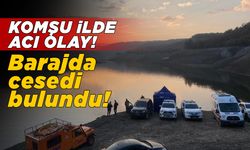 Baraj gölünde erkek cesedi bulundu
