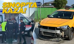 Otomobil ile motosiklet çarpışması sonucu bir kişi yaralandı