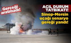 Sivil havacılık tatbikatı gerçeği aratmadı!