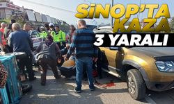 Sinop’ta elektrikli motosiklet kazası