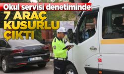 Sinop’ta 7 okul servisine 29 bin 812 lira ceza