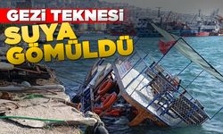 Sinop’ta gezi teknesi battı