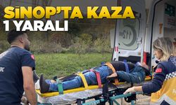 Motosiklet bariyere çarptı: 1 yaralı