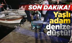 Sinop’ta yaşlı adam denize düştü