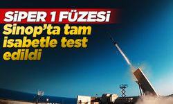 Sinop’ta SİPER 1 Füzesi otonom atışta hedefi tam isabetle vurdu