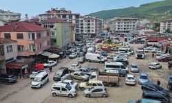 Bayram tatili için ilçeye akın ettiler
