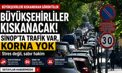 Sinop Trafiğinde Şaşırtan Detay: Kimse Kornaya Basmadı