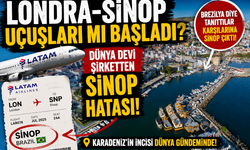 Londra-Sinop Uçuşları mı Başladı? Dünya Devi Şirketten Sinop Hatası