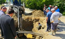 İlçede uzun süredir devam eden su arızası giderildi