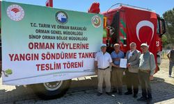 Orman köylerine su tankerleri tahsis edildi