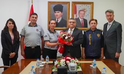 Özel güvenliklerden Vali Özarslan'a ziyaret