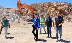Çınkıl, altyapı malzemelerinin üretildiği tesisi ziyaret etti