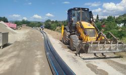 İlçede yeni su kaynağı ana şebekeye entegre ediliyor