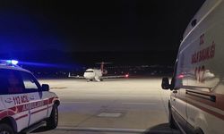 Ambulans uçak 11 yaşındaki hasta çocuk için havalandı