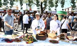 Giresun'un 'yeşil lezzetleri' gastronomi festivalinde beğeniye sunuldu