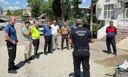 Emniyet personeline uygulamalı yangın eğitimi verildi